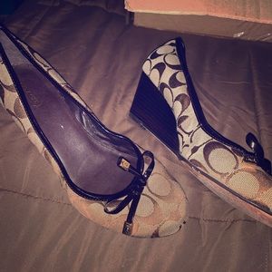 Coach heels size 9.5